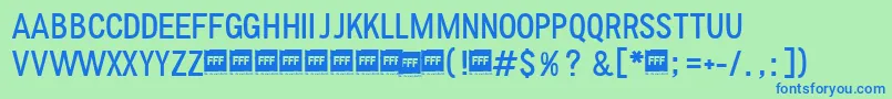 Más sobre la fuente FffLightTrial fuente FffLightTrial – Fuentes Azules Sobre Fondo Verde