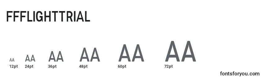 FffLightTrial Font Sizes