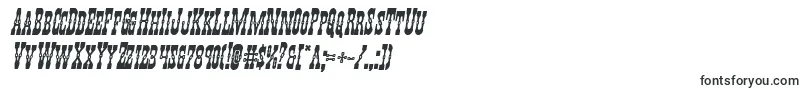 Шрифт Youngerbrosboldital – очень узкие шрифты