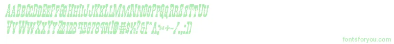 Youngerbrosboldital-Schriftart – Grüne Schriften
