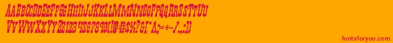 Youngerbrosboldital-fontti – punaiset fontit oranssilla taustalla