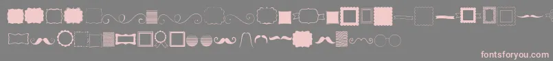 Más sobre la fuente Kgflavorandframes fuente Kgflavorandframes – Fuentes Rosadas Sobre Fondo Gris
