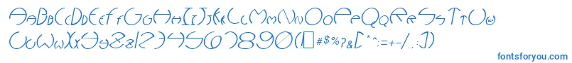 NarcosisOblique Font – Blue Fonts