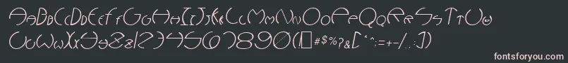 More about NarcosisOblique Font NarcosisOblique Font – Pink Fonts on Black Background