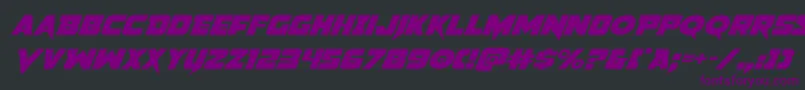 Pistoleerexpandita2 Font – Purple Fonts on Black Background