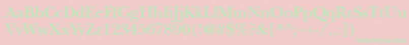 NewHounds Font – Green Fonts on Pink Background