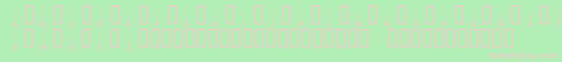 KrCaramelApple Font – Pink Fonts on Green Background