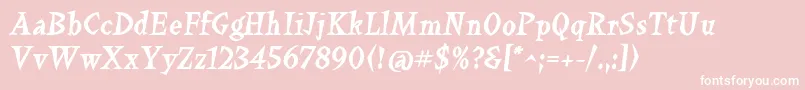 En savoir plus sur la police Keilschriftoblique Police Keilschriftoblique – polices blanches sur fond rose