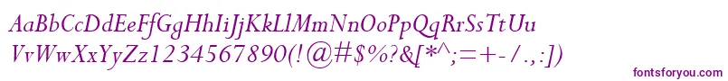 PerpetuaMtItalic Font – Purple Fonts