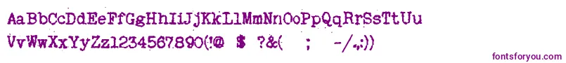 Myoldrem Font – Purple Fonts on White Background
