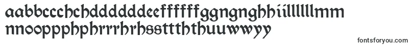 Шрифт KelmscottRegular – валлийские шрифты