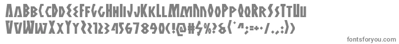 Antikythera-fontti – harmaat kirjasimet valkoisella taustalla