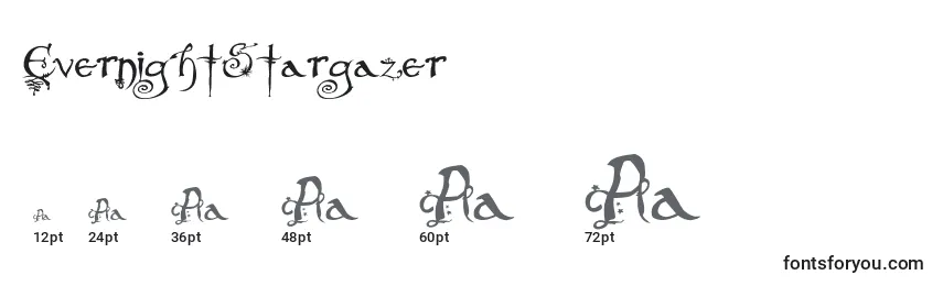 EvernightStargazer Font Sizes