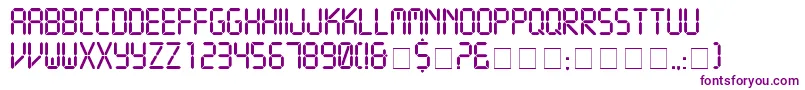 CrystalNormal Font – Purple Fonts on White Background