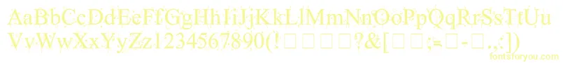 KingthingsFrontwards Font – Yellow Fonts