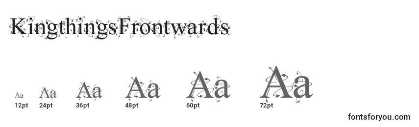 KingthingsFrontwards Font Sizes