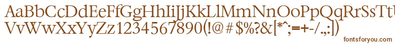 BernsteinserialLightRegular Font – Brown Fonts