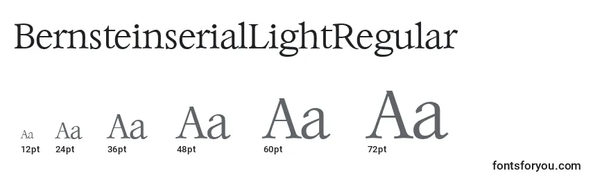 BernsteinserialLightRegular Font Sizes