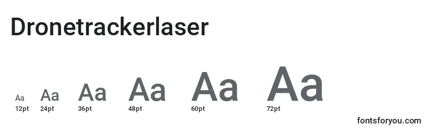 Размеры шрифта Dronetrackerlaser
