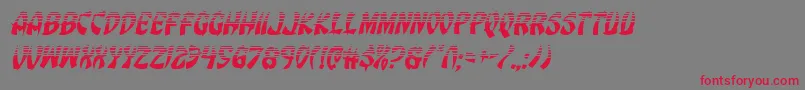 Eggrollhalfital Font – Red Fonts on Gray Background