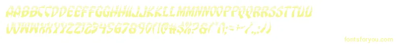 Eggrollhalfital-Schriftart – Gelbe Schriften
