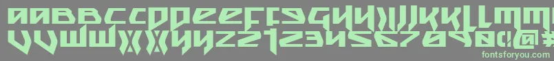 Weitere Informationen zur Snubfighterb-Schriftart Snubfighterb-Schriftart – Grüne Schriften auf grauem Hintergrund