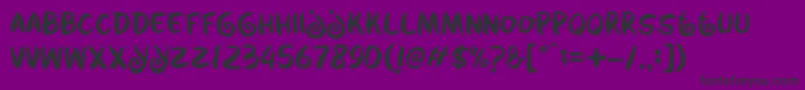 More about Kabayan Font Kabayan Font – Black Fonts on Purple Background