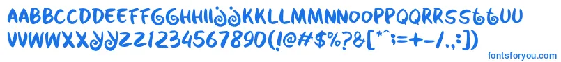 More about Kabayan Font Kabayan Font – Blue Fonts on White Background