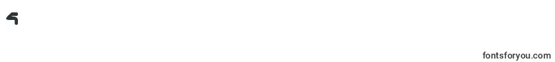 HybridB-Schriftart – Schriften für die Ziffer 4
