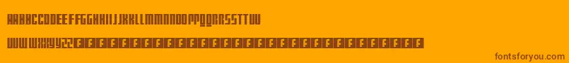 MattSmithDoctorWho Font – Brown Fonts on Orange Background