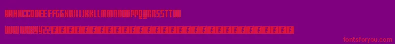 MattSmithDoctorWho Font – Red Fonts on Purple Background