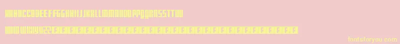 MattSmithDoctorWho Font – Yellow Fonts on Pink Background