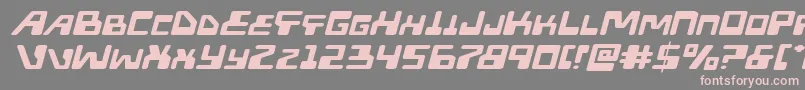 Xpedxtraexpandital Font – Pink Fonts on Gray Background