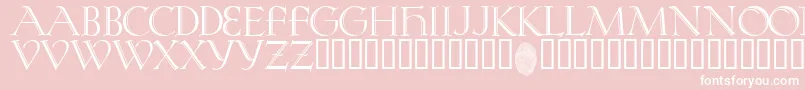 KochRivoli Font – White Fonts on Pink Background