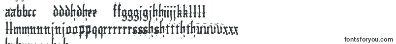 GermanUnderground-Schriftart – nyanja Schriften