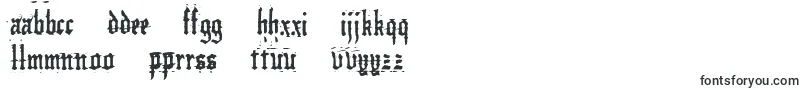 Czcionka GermanUnderground – azerbejdżańskie czcionki