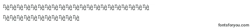フォントElegantTypewriter – ペルシャ文字