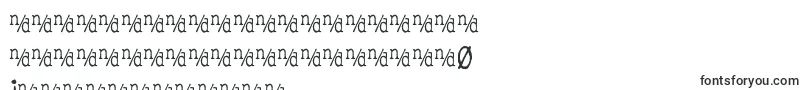 Fonte ElegantTypewriter – fontes sindhi
