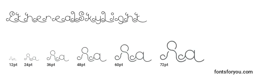 EtherealSkyLight Font Sizes