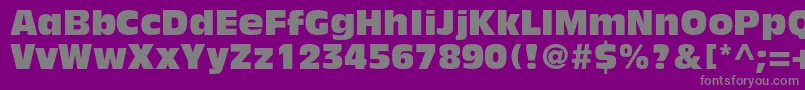 AntiqueolivestdCompact Font – Gray Fonts on Purple Background