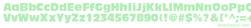 AntiqueolivestdCompact-fontti – vihreät fontit valkoisella taustalla