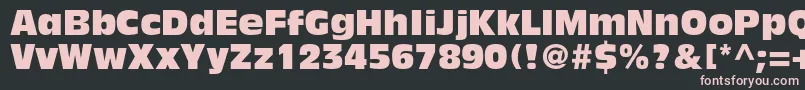 AntiqueolivestdCompact Font – Pink Fonts on Black Background