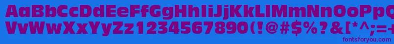 AntiqueolivestdCompact-fontti – violetit fontit sinisellä taustalla