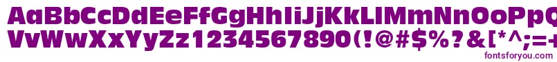 Шрифт AntiqueolivestdCompact – фиолетовые шрифты на белом фоне