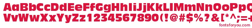 Шрифт AntiqueolivestdCompact – красные шрифты на белом фоне