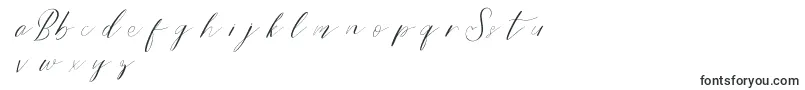Bridestyledemo-fontti – Alkavat B:lla olevat fontit