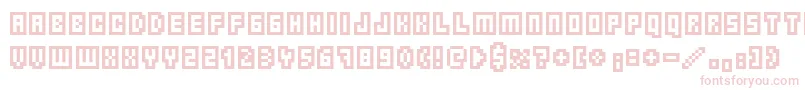 Borgnine Font – Pink Fonts on White Background