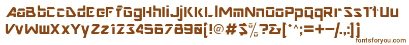 Nimroddisplayssk Font – Brown Fonts on White Background