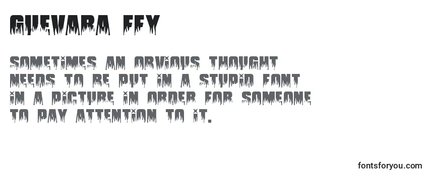 Review of the Guevara ffy Font