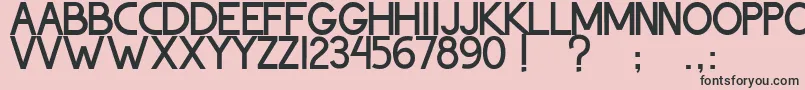 ThohirKeBadreah Font – Black Fonts on Pink Background